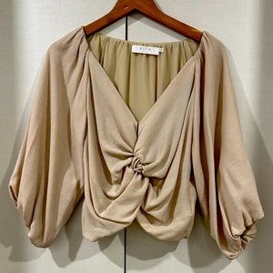 ASTR The Label wrap blouse, size S